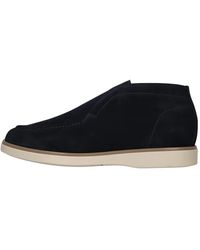 GIORGIO - Schoenen ,Blauw ,Leer 56415 Enkellaarsjes - Lyst