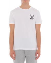 Love Moschino - Weißes t-shirt und polo-set - Lyst
