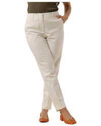Fiveunits - Elegante Weiße Hose Julia - Lyst