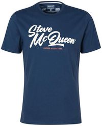 Barbour - Tops ,Blauw ,Katoen Murrey Grafisch T-Shirt - Lyst