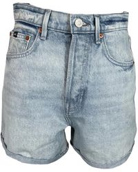 Denham - Denim Shorts - Lyst
