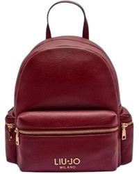 Liu Jo - Rucksack Mit Nietenmuster Und Reißverschluss - Lyst