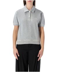 Prada - Cotton Fleece Polo - Lyst