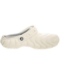 Crocs™ - Schoenen ,Wit ,Polyester Classic Lined Overpuff Clog - Lyst