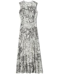 Tory Burch - Gedrukte Jersey Jurk Voor Vrouwen - Lyst