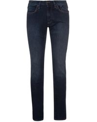 Jeckerson - Blau schwarz geschliffen slim jeans - Lyst