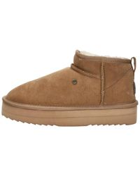 Warmbat - Schoenen ,Bruin ,Wol Durack Suede Plateau - Lyst