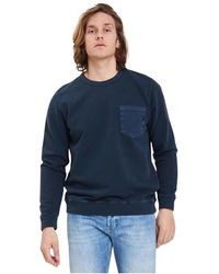 Dondup - Hoodies & Sweatvesten ,Blauw ,Stijlvolle Sweatshirt Voor Mannen - Lyst