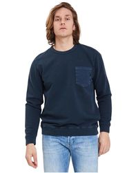Dondup - Hoodies & Sweatvesten ,Blauw ,Stijlvolle Sweatshirt Voor Mannen - Lyst