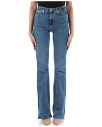 Calvin Klein - Authentische boot jeans fünf tasche - Lyst