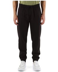 Calvin Klein - Pantaloni sportivi in cotone con stampa logo - Lyst