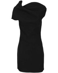 Jacquemus - Jurk Met Gedrapeerde Schouder - Lyst