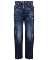 DSquared² - Jeans ,Blauw ,Katoen Loose Twisted Jeans - Lyst