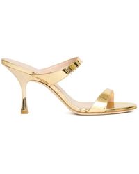 Stuart Weitzman - Schoenen ,Geel ,Leer Nudist Slide 85 - Lyst