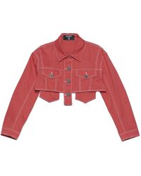 Balmain Cropped Jacket - Roze