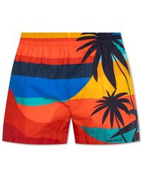DSquared² - Badmode ,Veelkleurig ,Katoen Zwemshorts Capsule Summer Lovers - Lyst