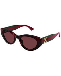 Gucci - Zonnebril Occhiali Da Sole Web Gg1862S 003 - Lyst