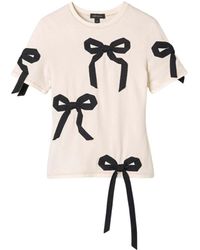 Marc Jacobs - Bow Shrunken Tee - Lyst