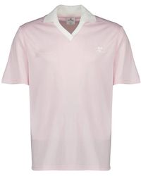 Courreges - Tops ,Roze ,Polyester Ac Sport Polo - Lyst