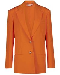Stella McCartney - Jassen ,Oranje ,Tangerine Oversized Blazer - Lyst