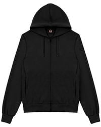 Colmar - Hoodies & Sweatvesten ,Zwart ,Katoen Zwarte Zip Hoodie Ottoman Stripes - Lyst