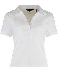 Veronica Beard - Tops ,Wit ,Katoen Kearney Button-Down Tee - Lyst