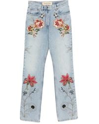 Valentino - Straight Fit Jeans - Lyst