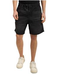 Guess - Denim Bermuda Shorts - Lyst