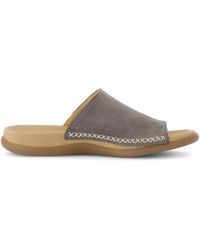 Gabor - Schoenen ,Grijs ,Grijze Slide Sandaal - Lyst