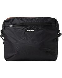 K-Way - Klassische Schwarze Schultertasche - Lyst
