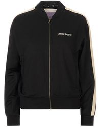 Palm Angels - Classic Logo Track Bomber Jacket - Lyst