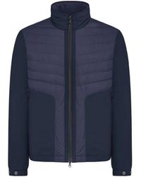 DUNO - Hybrid puffer und stretch fabric jacke - Lyst