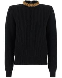 Balmain - Round-Neck Knitwear - Lyst