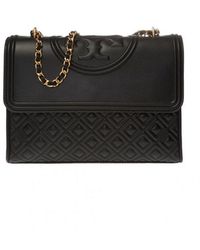 Tory Burch Fleming Shoulder Bag - Zwart