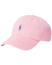 Ralph Lauren - Rosa polo cap mit pony-logo - Lyst