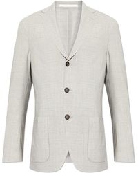 Eleventy - Wollen Blazer Met Open Revers - Lyst