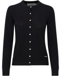 Inwear - Truien & Vesten ,Zwart ,Kasjmier Zwarte Vest Met Knoopsluiting - Lyst
