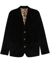 Dolce & Gabbana - Corduroy Jacket With Tailored Fit - Lyst