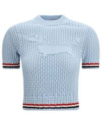 Thom Browne - Round-Neck Knitwear - Lyst