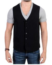 CoSTUME NATIONAL - Elegante schwarze wollmischung casual weste - Lyst