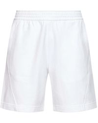 Givenchy - Korte Broeken ,Wit ,Katoen Couture Seam Bermuda Shorts - Lyst