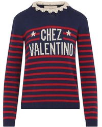 Valentino - Stylischer Strickpullover Für Männer - Lyst
