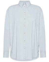 Rrd - Overhemden ,Blauw ,Glassissimo Boyfriend Overhemd - Lyst