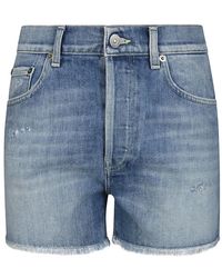 Dondup - Shorts de mezclilla cortos para mujer - Lyst