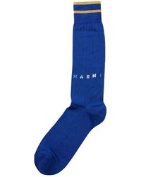 Marni - Calzini intarsia logo - Lyst