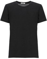 Jil Sander - E Baumwoll-Crewneck-T-Shirts und Polos - Lyst