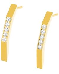 ERNSTES DESIGN - Zirkonia Ohrstecker Glamour - Lyst