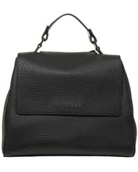 Orciani - Tassen ,Zwart ,Leer Elegante Nero Handtas - Lyst