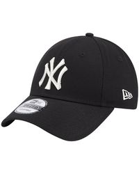 KTZ - Accessoires ,Zwart ,Katoen Metallic Logo 9Forty Cap - Lyst