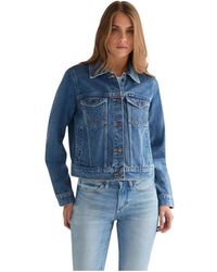 Wrangler - Jassen ,Blauw ,Katoen Regular Western Jacket - Lyst